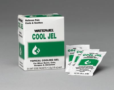 Water-Jel Technologies 3.5 Gram Unit Dose Packet Cool Jel Topical Gel (25 Per Box)
