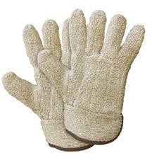 Wells Lamont X-Large Brown Jomac Extra Heavy Weight Terry Cloth Unlined Reversible Ambidextrous Heat Resistant Gloves With Safety Cuff