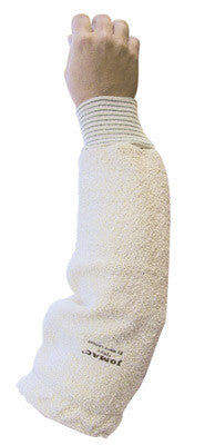 Wells Lamont 14" White Heavy Weight Terrycloth Sleeve With Knit Wrist And Elastic Top